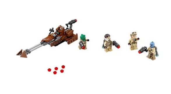 Bela 10572, 125 шт., модель Rebel Alliance, строительные блоки, кирпичи, совместимые с 75133 Звездными войнами