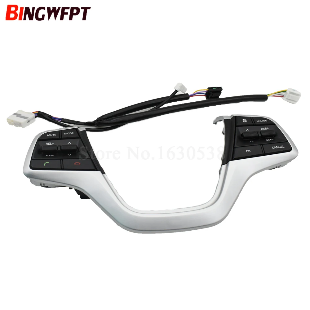 

Кнопки на руле, кнопка круиз-контроля, переключатель для Hyundai Elantra AD Solaris 1.6L 2017, 2018 громкости, Bluetooth-телефон