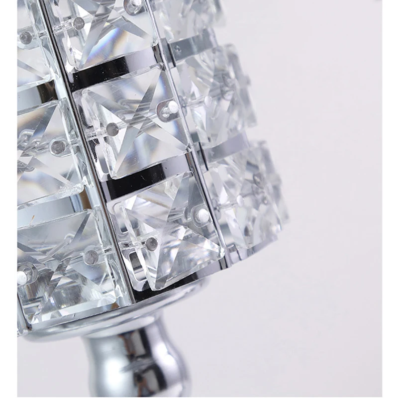 Креативный Хрустальный подсвечник PEANDIM в скандинавском стиле серебряный для