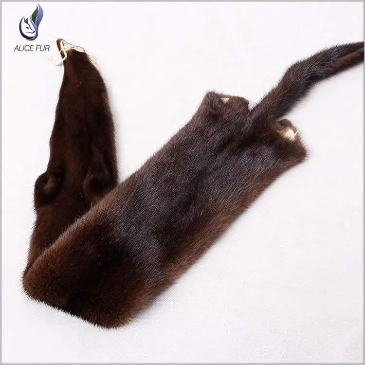 Натуральный дизайн дешевые меховые шкуры норки/меховые шкуры/Необработанные