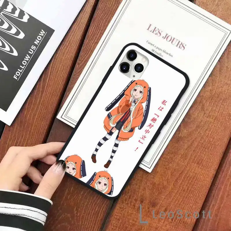 

Japanese Anime Kakegurui Jabami Phone Case for iPhone 11 12 mini pro XS MAX 8 7 6 6S Plus X 5S SE 2020 XR