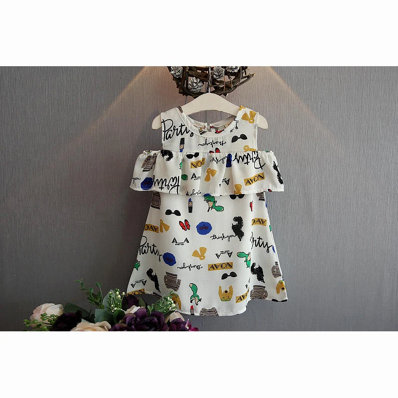 Осень 2019 модные детские платья с рюшами для девочек повседневная одежда высокое