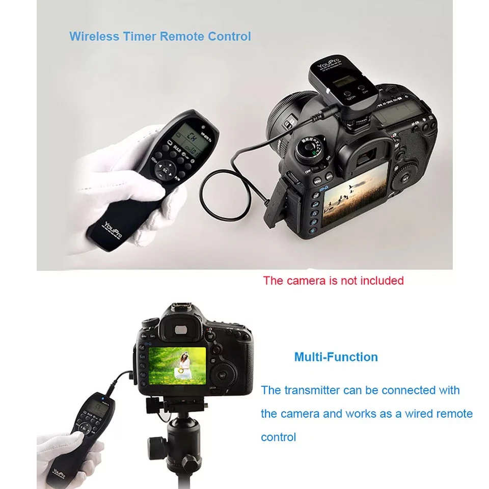 YouPro YP-870 II DC0 беспроводной Таймер затвора Пульт дистанционного управления для Nikon