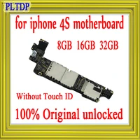 free shipping 8gb16gb32gb for iphone 4s motherboard with os systemoriginal unlocked for iphone 4s mainboard with full chips