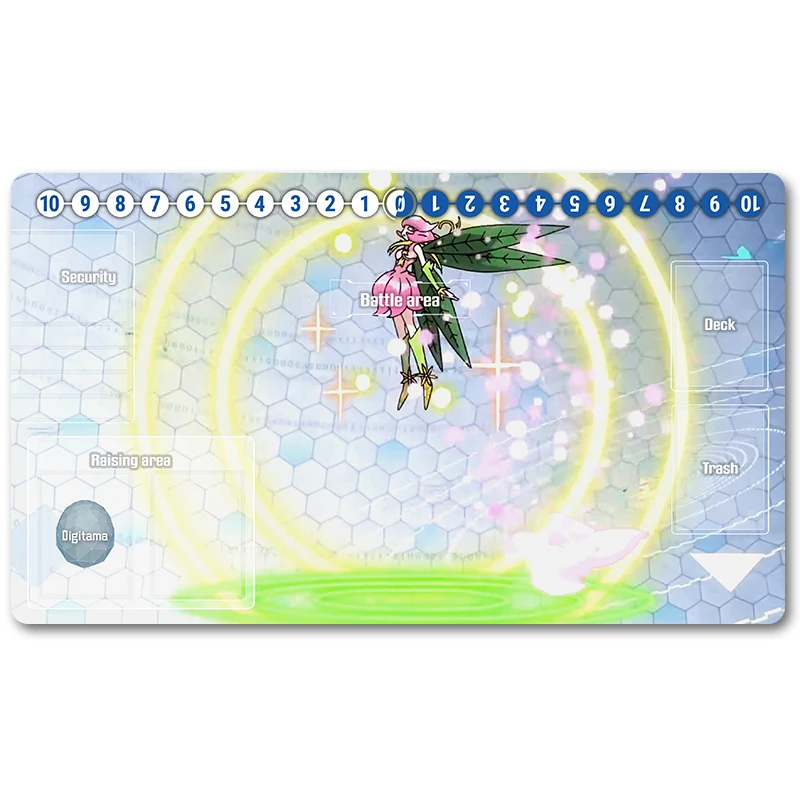 

50084643 - Board Game DTCG Playmat Table Mat Size 60X35 cm Mousepad Play Mats Compatible for Digimon TCG CCG RPG