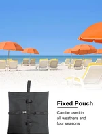 fixed sandbags for outdoor canopy sun umbrella black waterproof durable extended hook fixed sandbags canopy weight sandbags