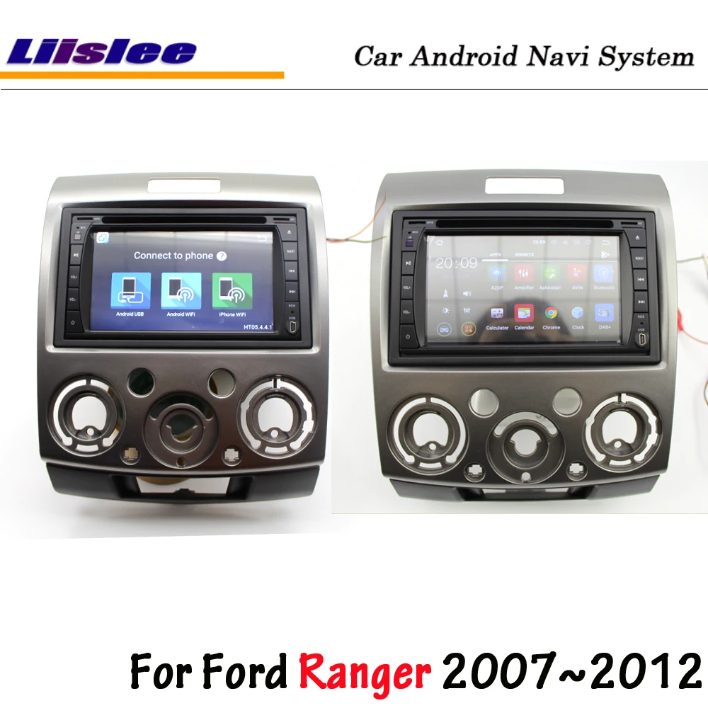 Liislee Android 9.0 For Ford Ranger 2007~2012 Stereo Car Carplay Radio NAVI Map Navigation Multimedia System Radio CD DVD Player