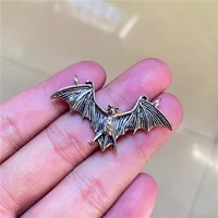 6pcs 45x23mm bat connector charms for men jewelry diy necklace bracelet key chain aesthetic accessories jewelry making supplies