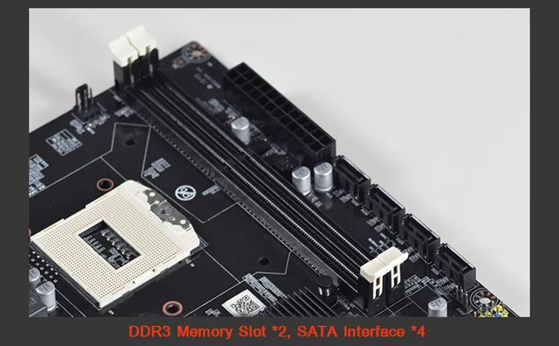Материнская плата для ПК LGA115X M-ATX USB3.0 PCI-Express 16X слоты 4-го i3/i5/i7 946PIN процессор