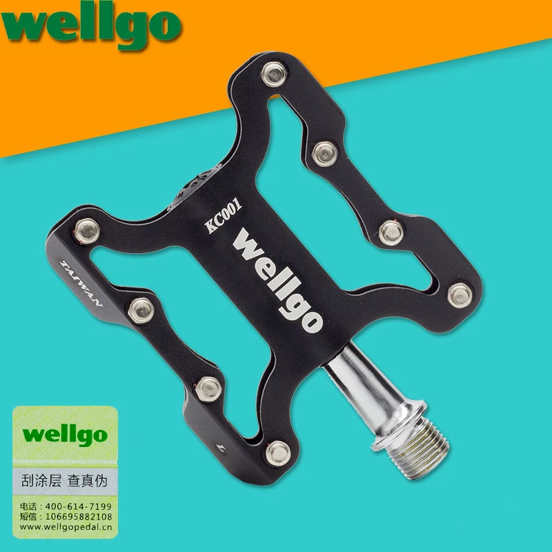 Wellgo KC001 Ультралегкая педаль для велосипеда высокое качество алюминиевые MTB