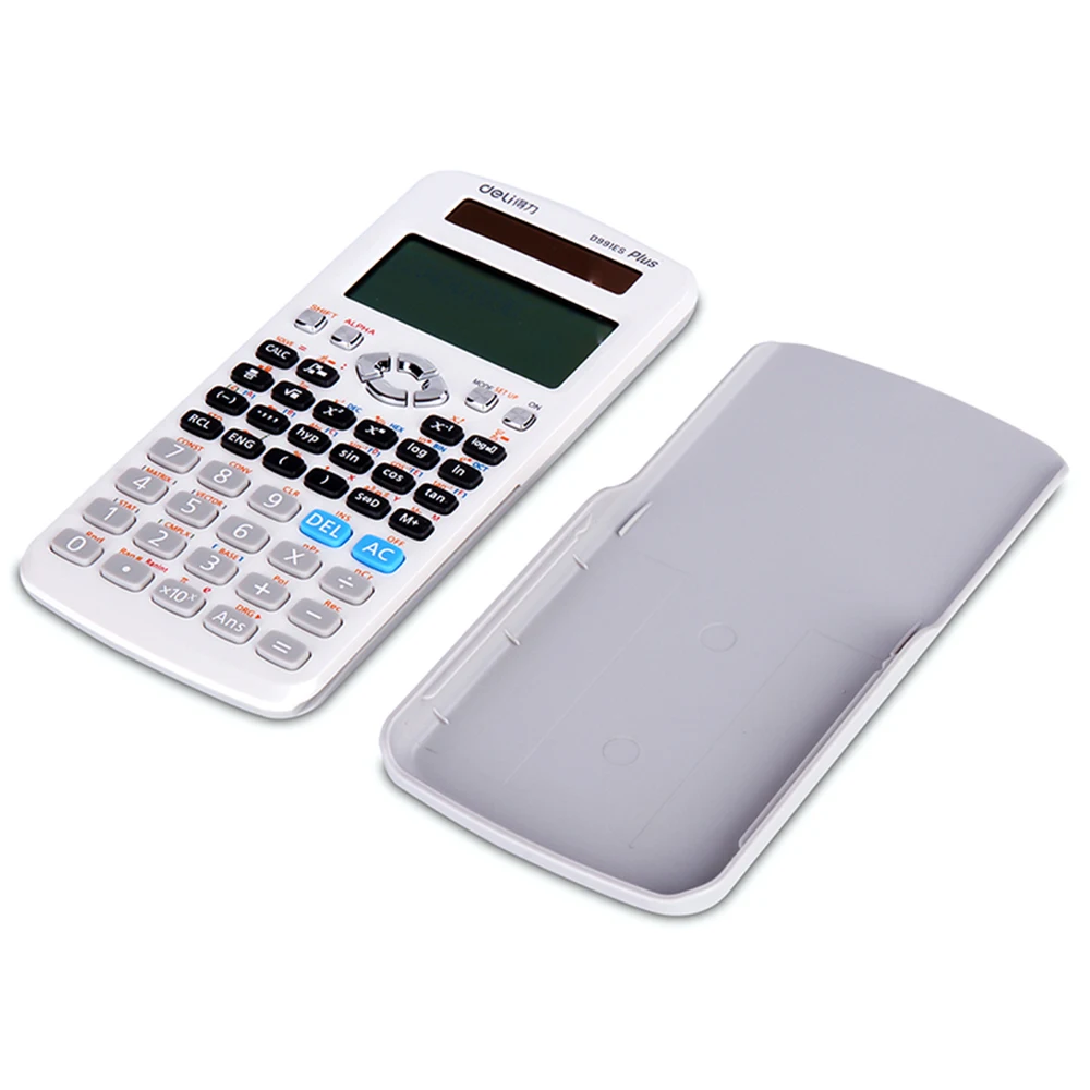 Deli 2019 новый научный калькулятор для студентов Классический белый функциональный
