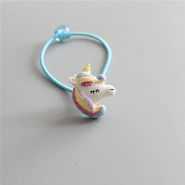 

3 PCS Lovely New Rainbow Candy Kids Elastic Hair Bands Baby Headdress Children Hair Ropes Girls Hair Accessories