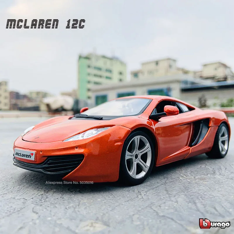 

Bburago 1:24 Mclaren MP4-12C sports car alloy car model crafts decoration collection toy tools gift