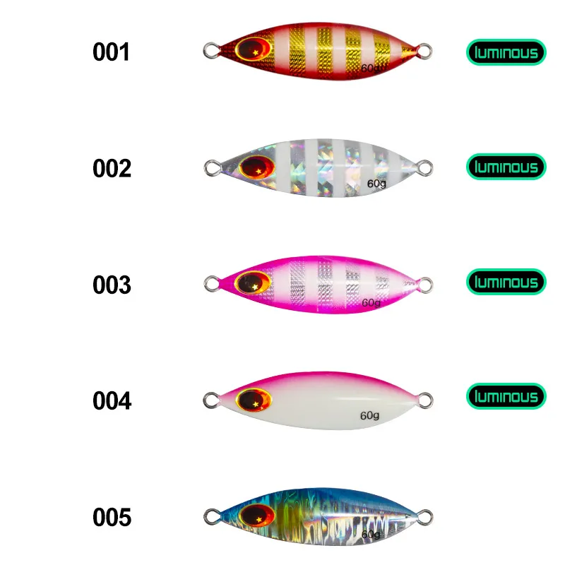 Hunthouse медленное заслонка световой LW812 20 г/40 г/60 г рыболовная приманка жесткая