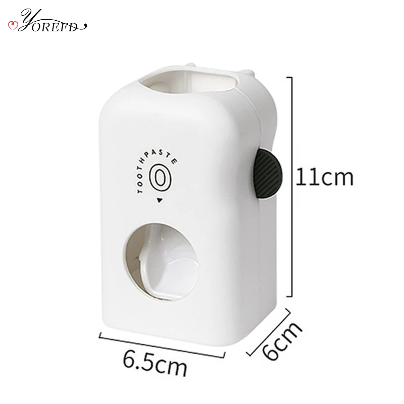 

OYOREFD Bathroom Wall Mounted Toothpaste Dispenser Creative Fully Automatic Dust-proof Toothpaste Squeezer Bathroom Accessories