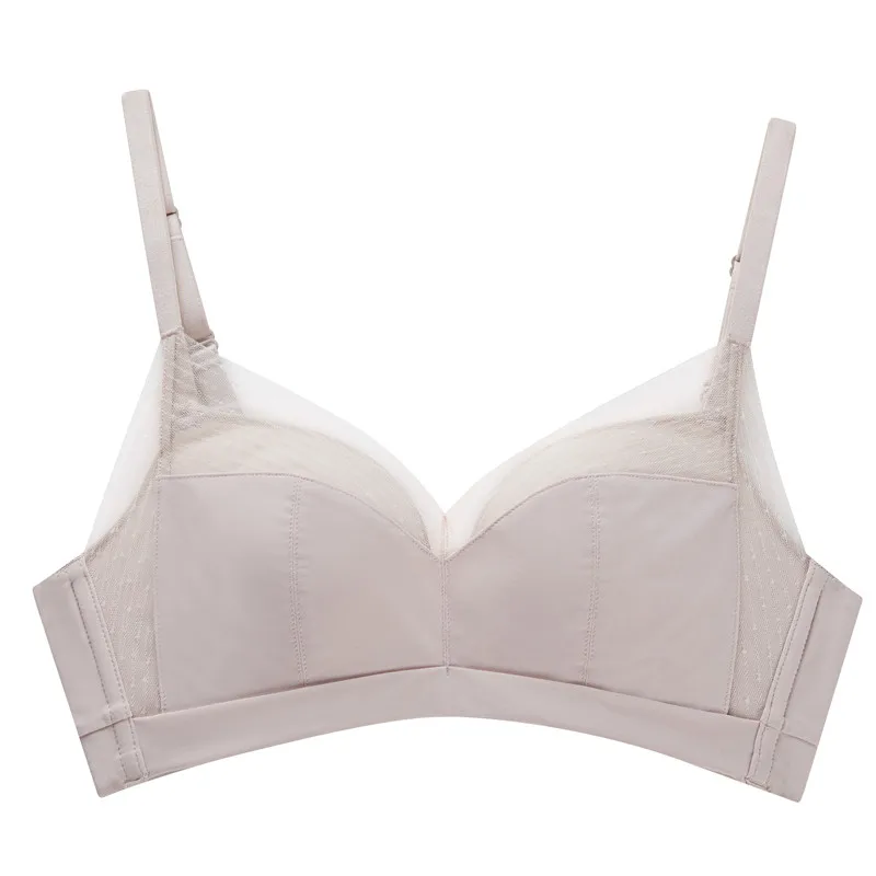 Beige TERMEZY женское хлопковое нижнее белье, сексуальное белье с бюстгальтером, черное кружевное белье, комплект с бюстгальтером пуш-ап, комплект белья, комплект нижнего белья - Цвет: Beige