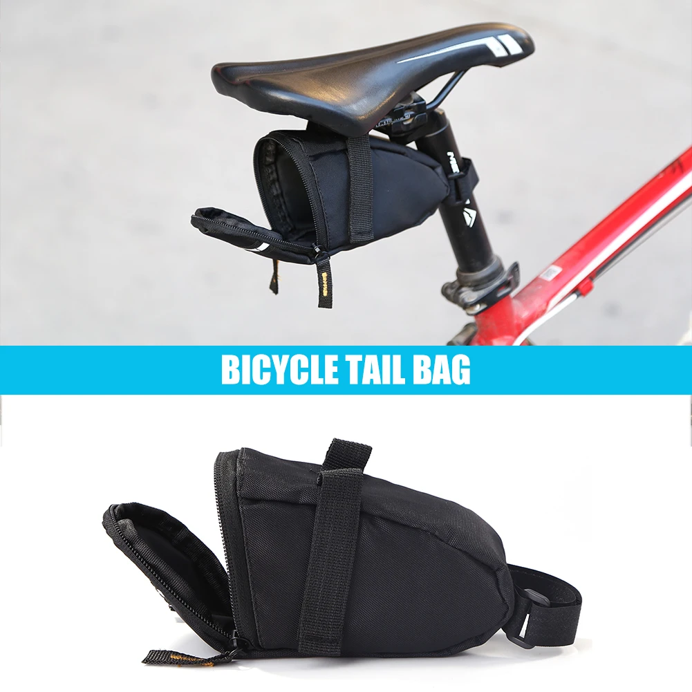 

1L Bicycle Saddle Bag Rainproof MTB Road Bike Seatpost Rear Storage Pouch Bicycle Saddle Bag