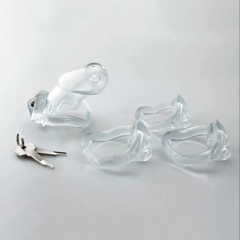 Эротический уретральный замок Мужская клетка верности Регулируемые кольца на