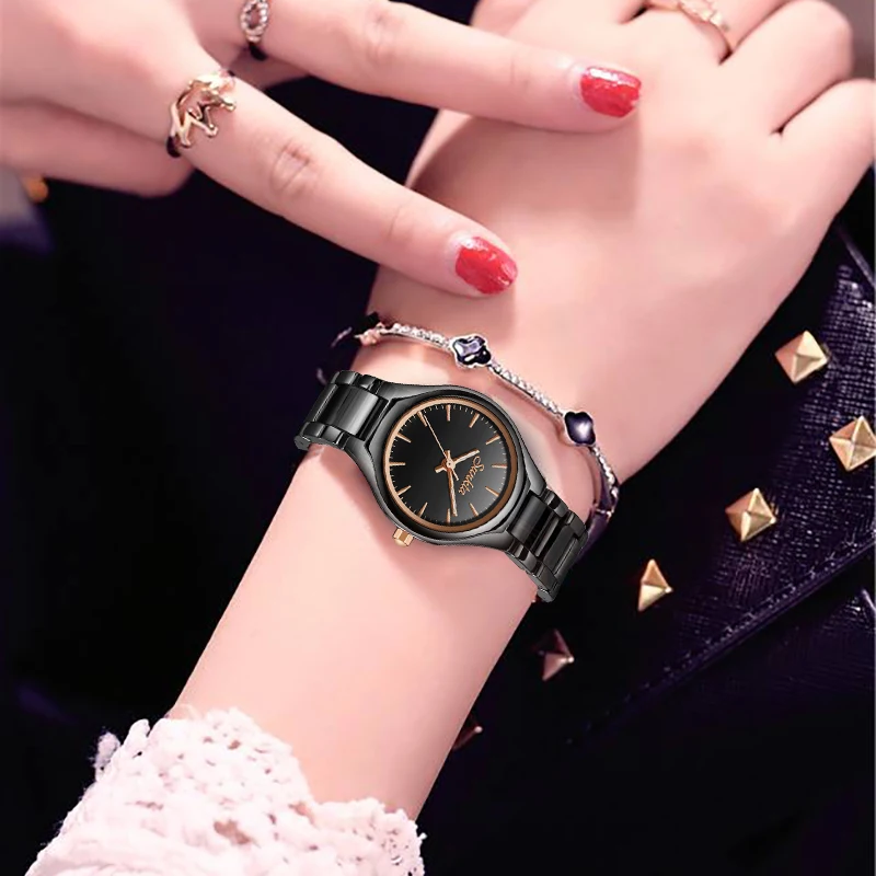 Часы наручные SUNKTA женские кварцевые модные простые водонепроницаемые брендовые