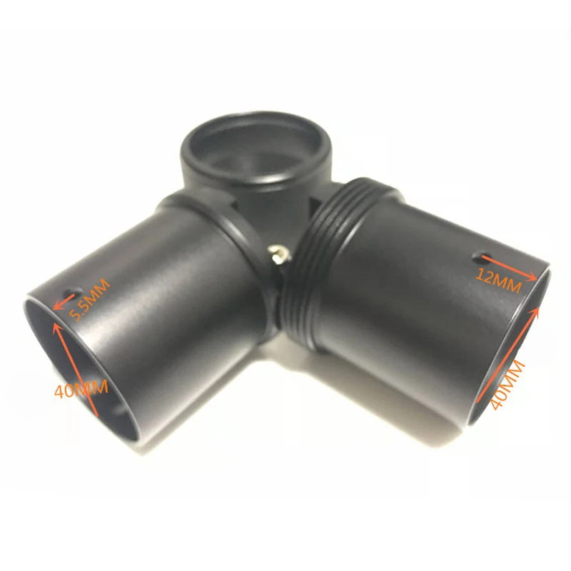 1PC Новый алюминиевый складной кронштейн крепления трубы из углеродного волокна D20/25/30/35/40 мм для подключения карбоновой трубы для RC UAV.