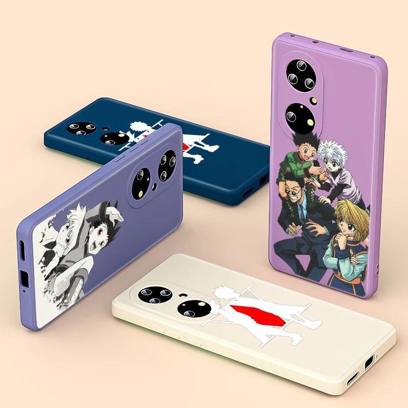 

Anime Japanese Cute Hunters For Huawei P50 P40 P30 P20 P Smart Z Pro Plus Lite 5G 2019 2021 Cover Liquid Phone Case