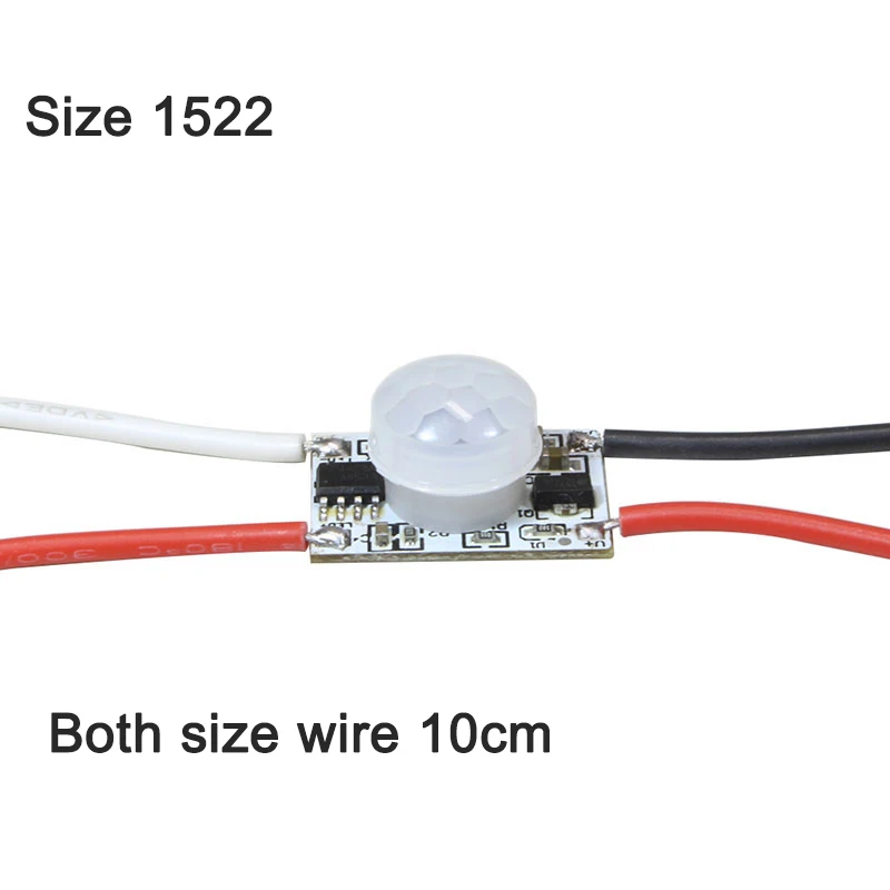 3.7V 5V 12V 24V 5A PIR Motion Sensor Switch Movement Detector Activated Timer Automatic ON OFF for Kitchen Cabinet LED | Обустройство
