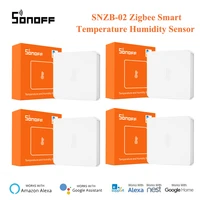sonoff zigbee temperature sensor humidity sensor snzb 02 real time sync via ewelink app remote monitor need sonoff zigbee bridge