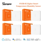 Датчик температуры и влажности SONOFF Zigbee, датчик влажности, синхронизация в реальном времени с помощью приложения eWeLink, удаленный монитор, нужен мост SONOFF Zigbee
