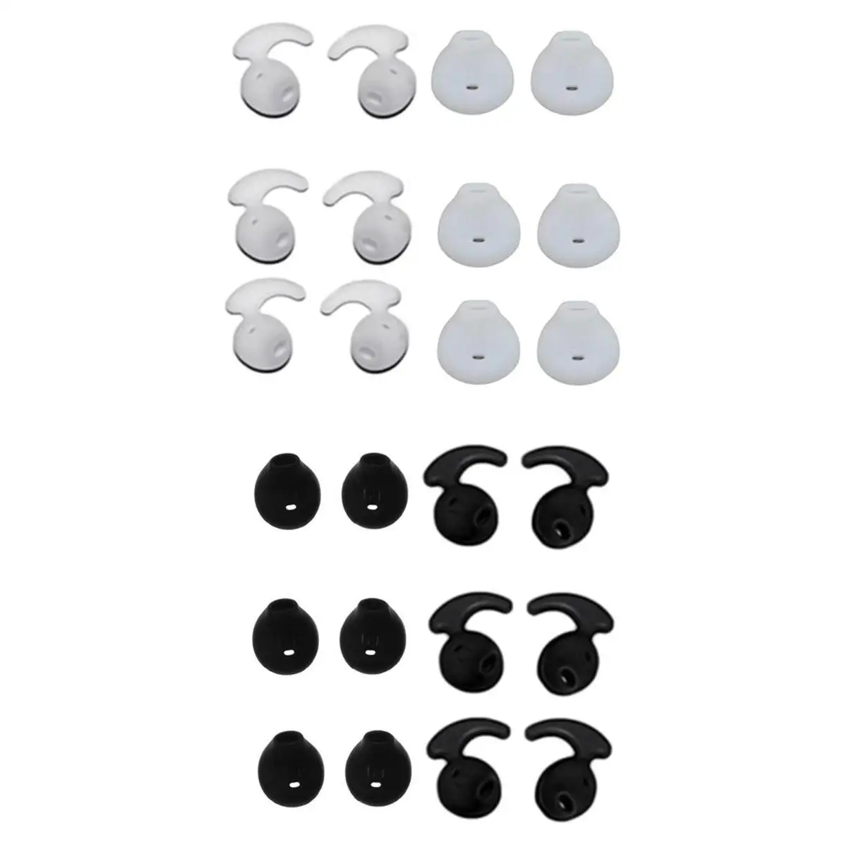 12 пар Противоскользящие силиконовые сменные наконечники для наушников Samsung Galaxy S6