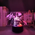 Genshin Impact Raiden Shogun красочная двойсветодиодный ная лампа для детской спальни Декор подарок на день рождения Genshin Impact Baal двухцветсветильник