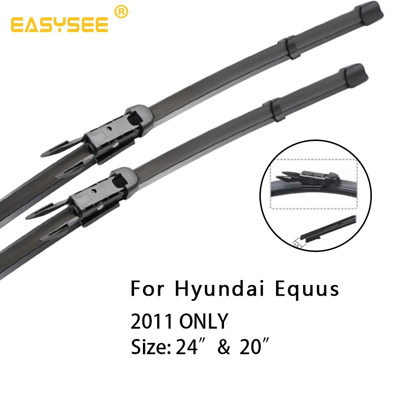 Автомобильные щетки стеклоочистителя PNSL для Hyundai Equus Fit hook / pinch tab Arms 2011 2012 2013 2014 2015