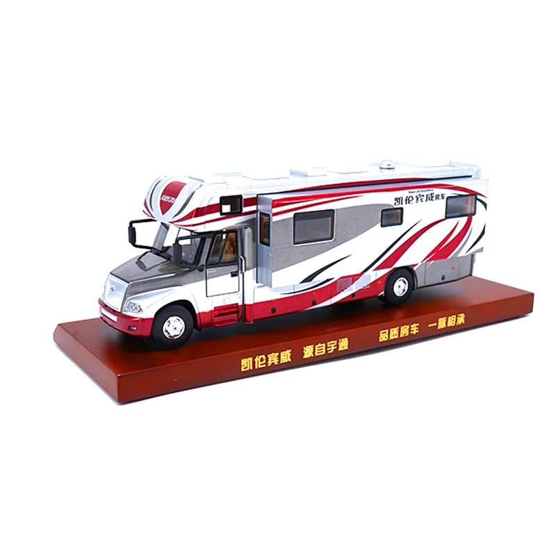 Модель грузовика Yutong 1:43 Zk5180 Kien Rv Die Cast седан автобусная модель для отдыха с