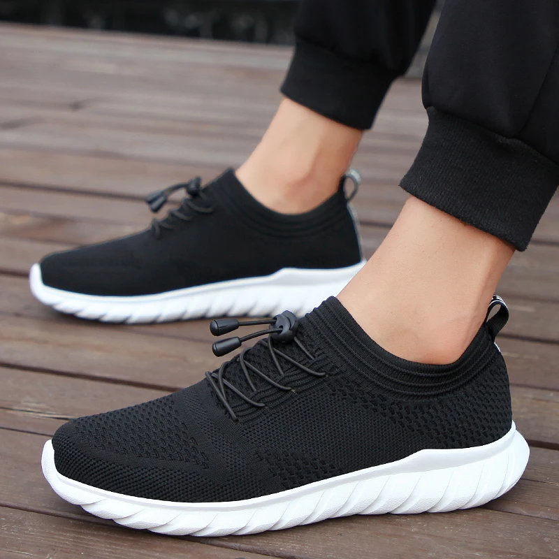 zapatillas de deporte 2020 Men's Tennis Shoes autumn black Sneakers men gym Fitness  Walking soft Sneakers Tenis Masculino