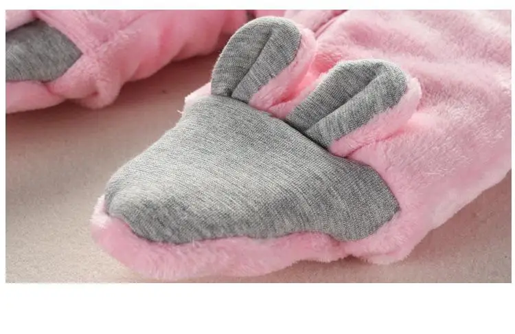 

2020 NewBorn Baby clothes Autumn Winter Baby Boys Girls Warm Cartoon Clothes Thickened Rompers Infant Baby Jumpsuit soft Pajamas