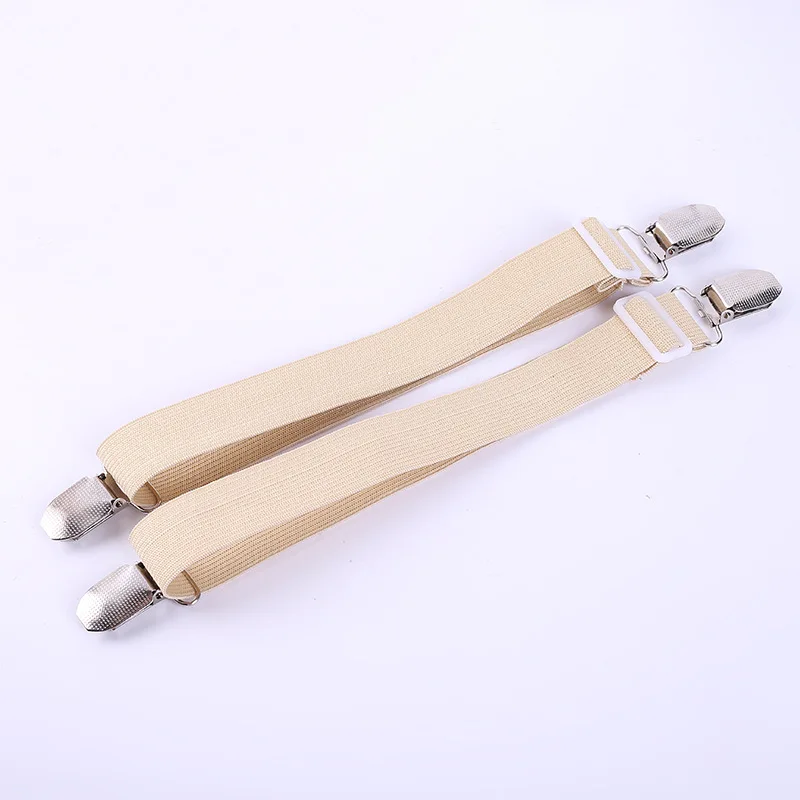 Kakhi 2Pcs 4 шт красочные эластичные для простыни зажимы 35 см до 100 см растягивающийся матрас крышка Угловой Держатель крепежные ремни Захваты наборы крюков - Цвет: Kakhi 2Pcs