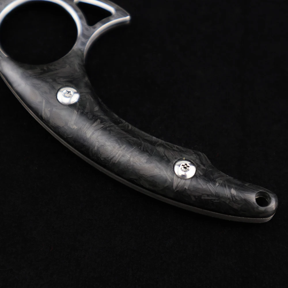 Карманный нож Акула CSGO тактические ножи керамбит из дамасской стали с