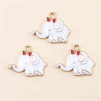 10pcslot enamel octopus elephant spider charms pendant diy earring bracelet necklace for jewelry making accessories