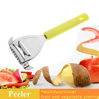 useful home kitchen multifunction stainless steel blade antislip handle vegetable cutter potato grater