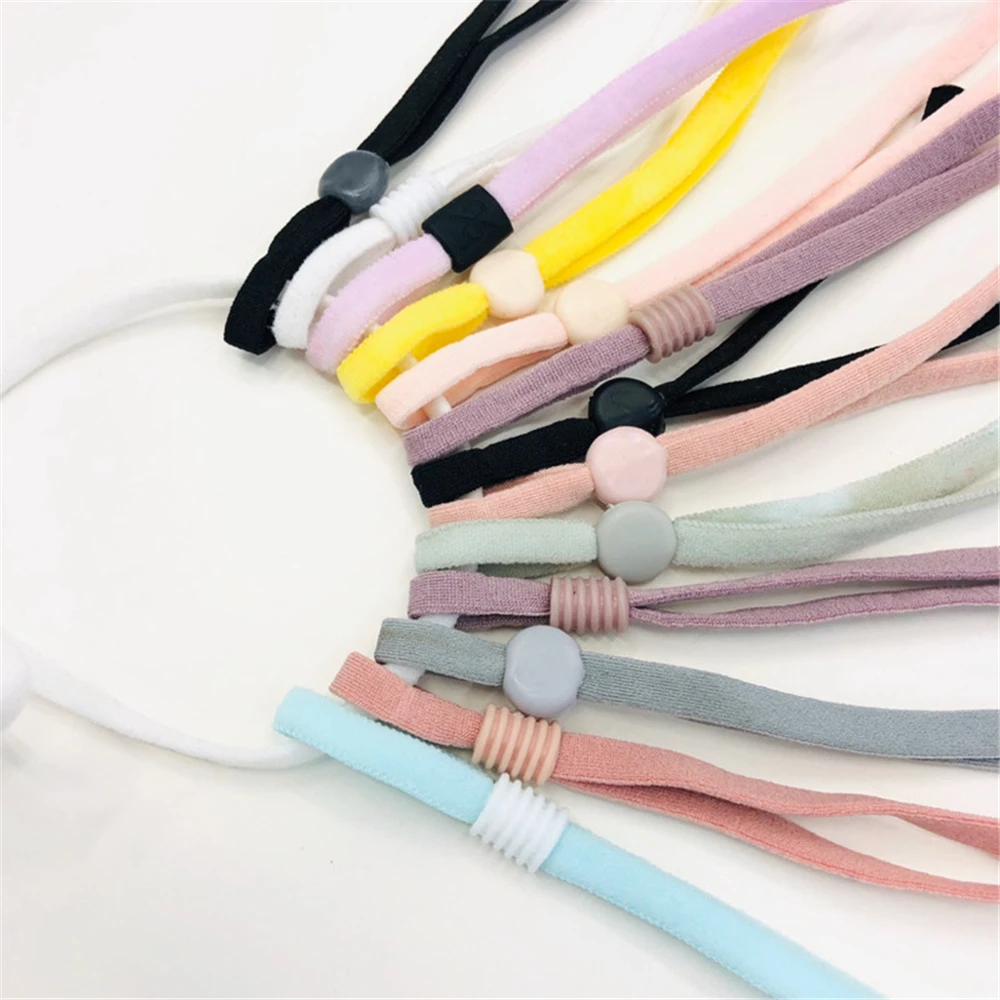 10 шт./5 пар маска швейная эластичная лента шнур с регулируемой пряжкой для ушей