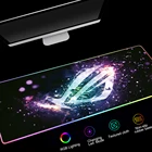 Игровой коврик для мыши ASUS, с подсветкой, для офиса, с RGB-подсветкой