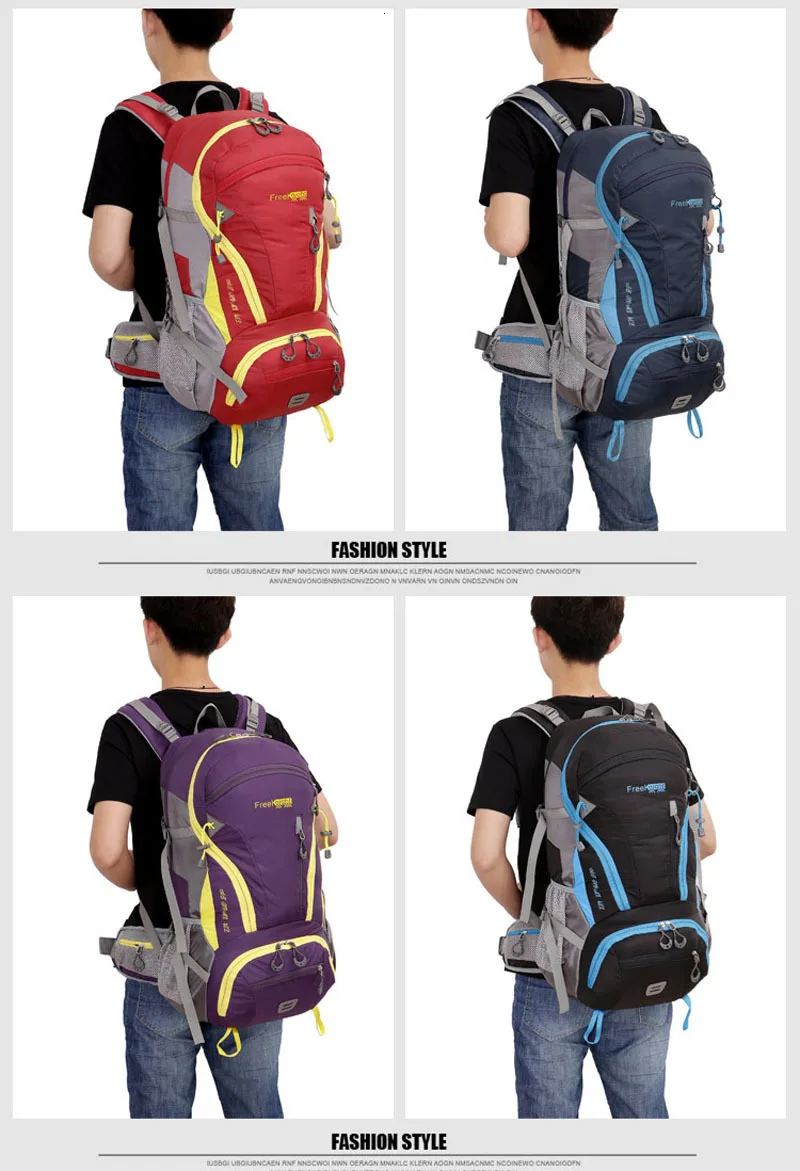 Спортивная сумка FREEKNIGHT 45L, походные рюкзаки, водонепроницаемая сумка, рюкзак для альпинизма, походный рюкзак