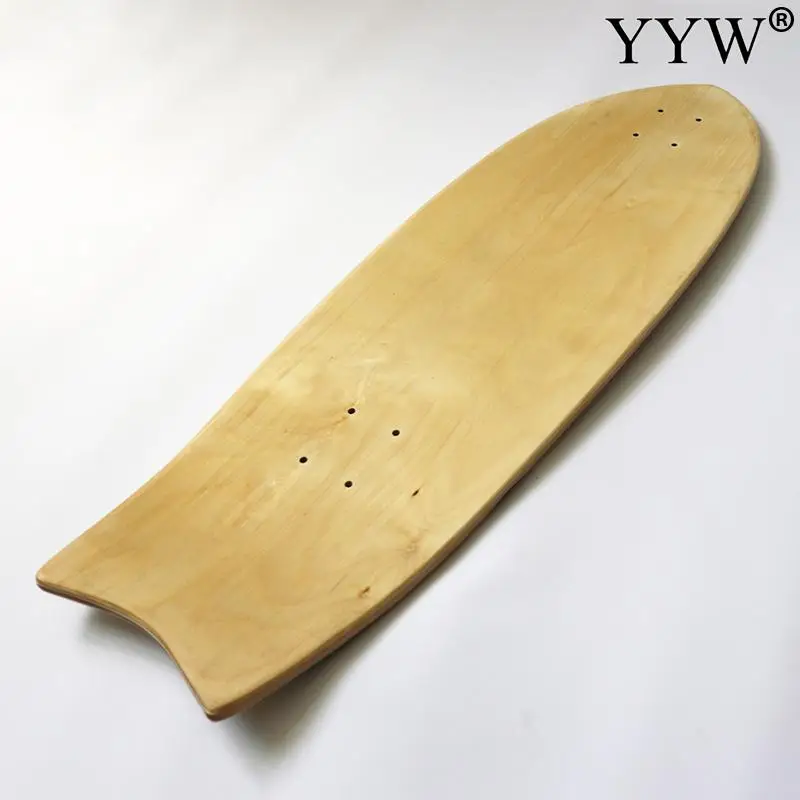 

82x26cm 32x10.5Inch 1 Piece Skateboard Deck Wood Suit Surf Skate Board Land Carver Single Kicktail Accessories Outdoor 7 Layer