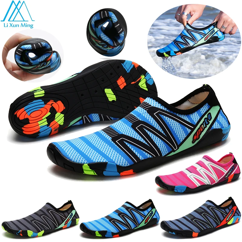 Hot Sale Couple Water Sports Shoes Men Upstream Non-slip Outdoor Beach Play Sports Shoes Women Swim Yoga Diving Shoes Size35-51#