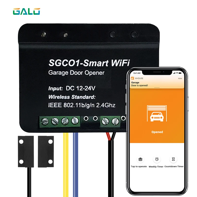 

TX CAR Swing Sliding Gate Opener WIFI Remote Control Garage Door Opener Receiver WiFi Smart Receiver SmartLife/Tuya APP Optional