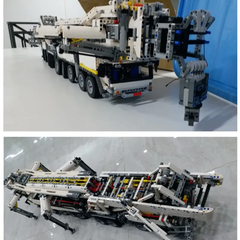 Конструктор MOC Power с мобильным краном LTM11200 Ру либхер наборы строительных блоков
