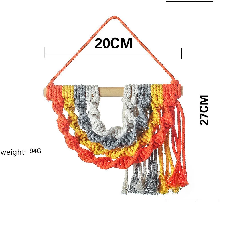 

Bohemia Style Colorful Handmade Home Wall Sofa Hanging Decorations Ornaments Living Room Gifts Bedroom Wedding Pendants