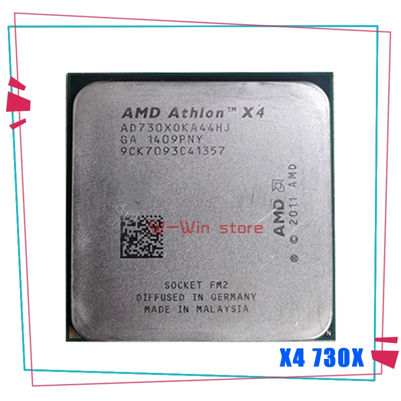 Четырехъядерный процессор AMD Athlon X4 730x4 730x2 8 ГГц AD730XOKA44HJ Socket FM2|Процессоры| |