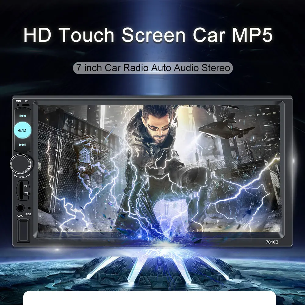 Авторадио 2 Din " дюймовый ЖК сенсорный экран Автомагнитола coche usb bluetooth Мультимедиа 2Din автоаудио плеер стерео камера заднего вида