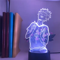 app control base table 3d lamp haikyuu japanese anime light best prize bright base teenager color 3d lamp visual light effect