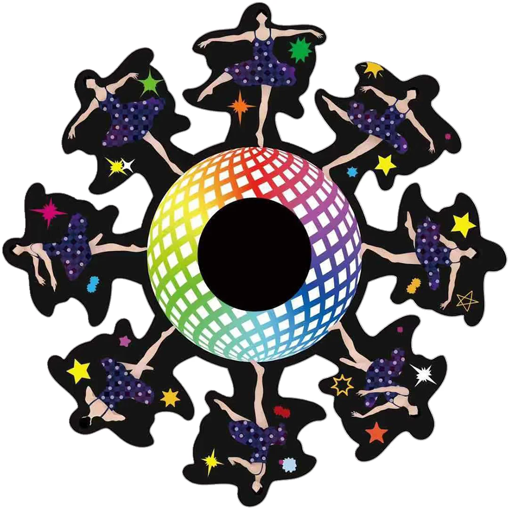 Антистрессовый ручной Спиннер гироскоп Мультяшные животные анимация бег комикс